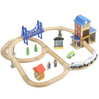 Set trenulet Univers City Train cu gara centrala 
